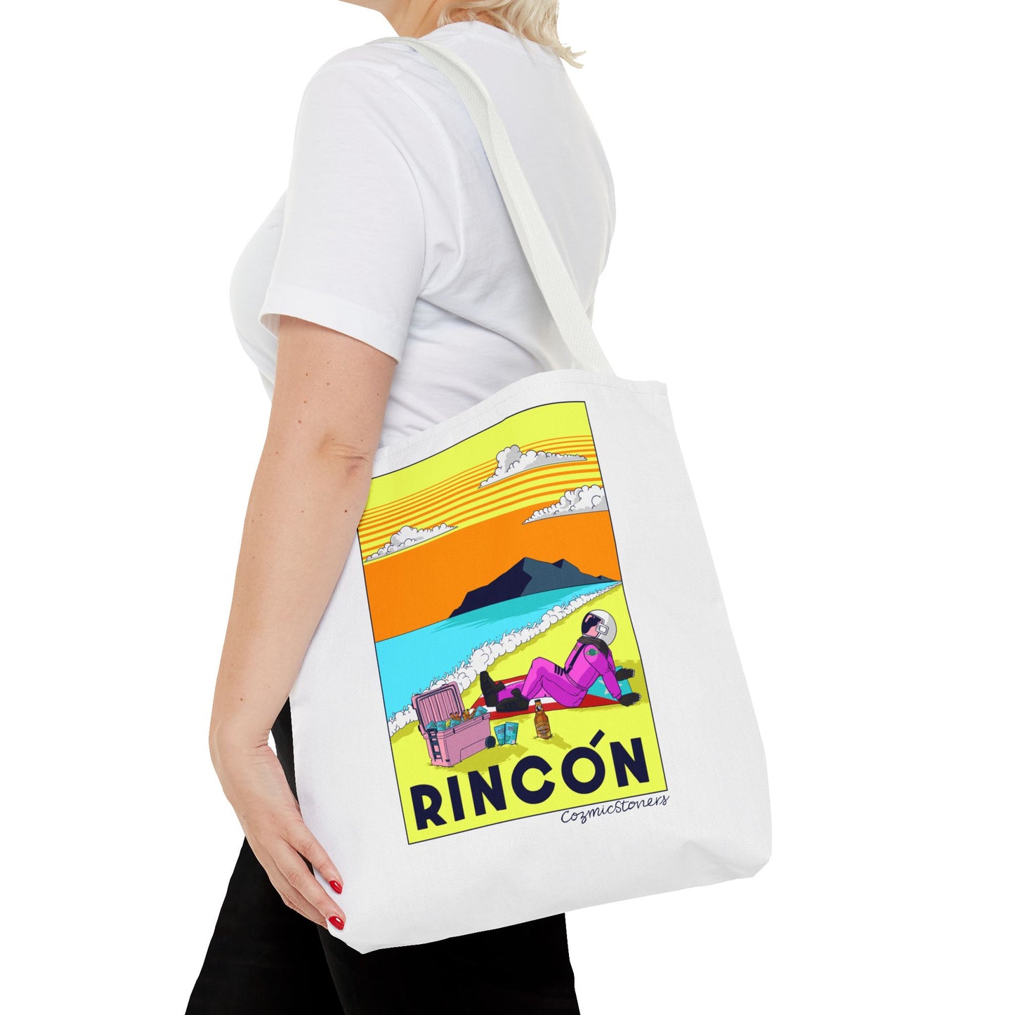 Bolsa de mano con Cozmic en Rincon Puerto Rico