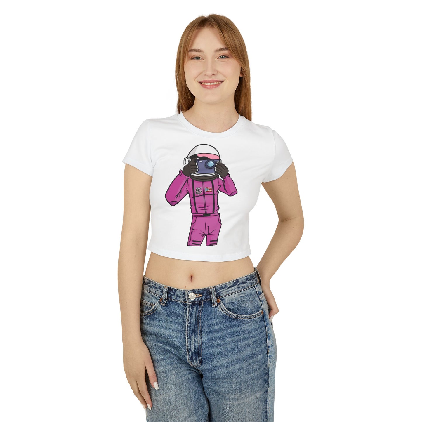 Crop Top Tee - Cozmic Taking Pictures