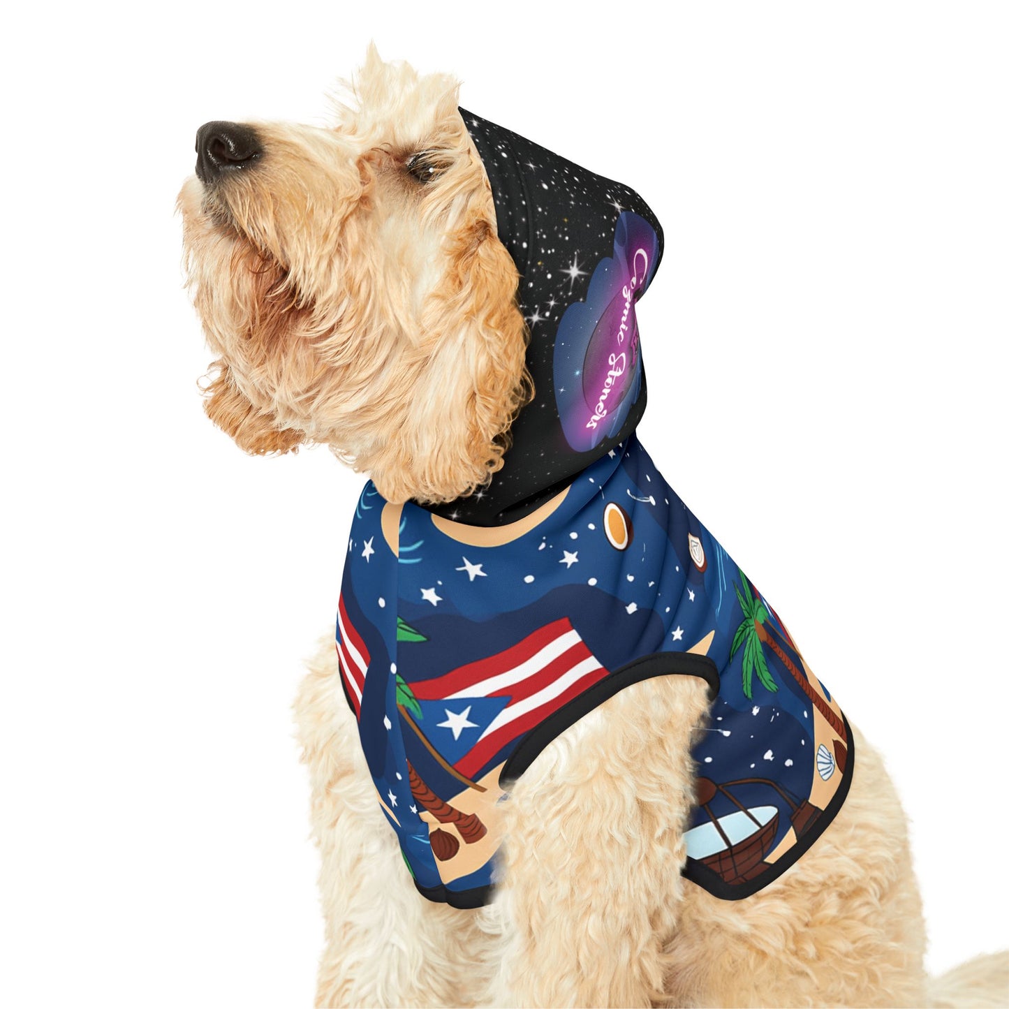 Sudadera con capucha para perro Cozmic