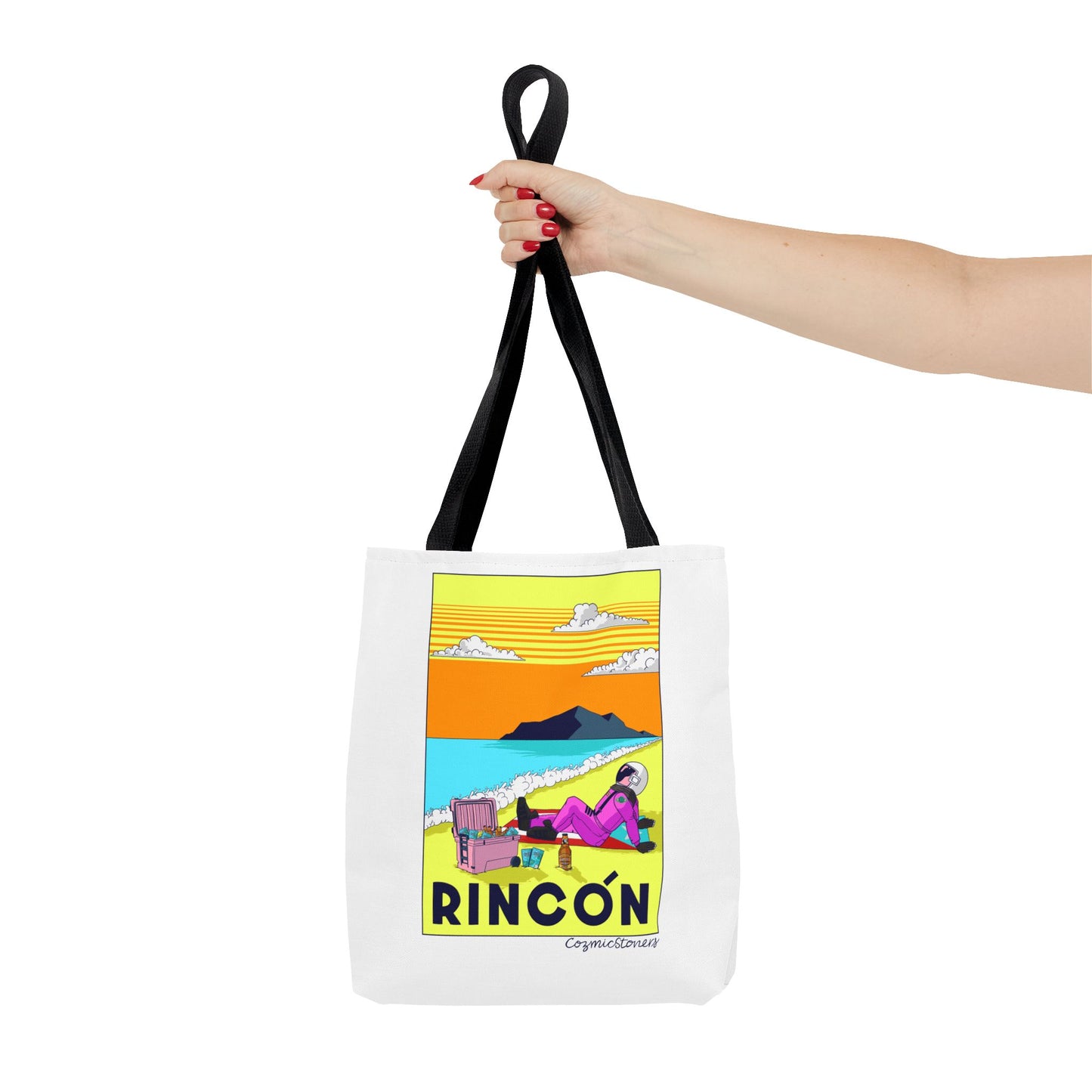 Bolsa de mano con Cozmic en Rincon Puerto Rico