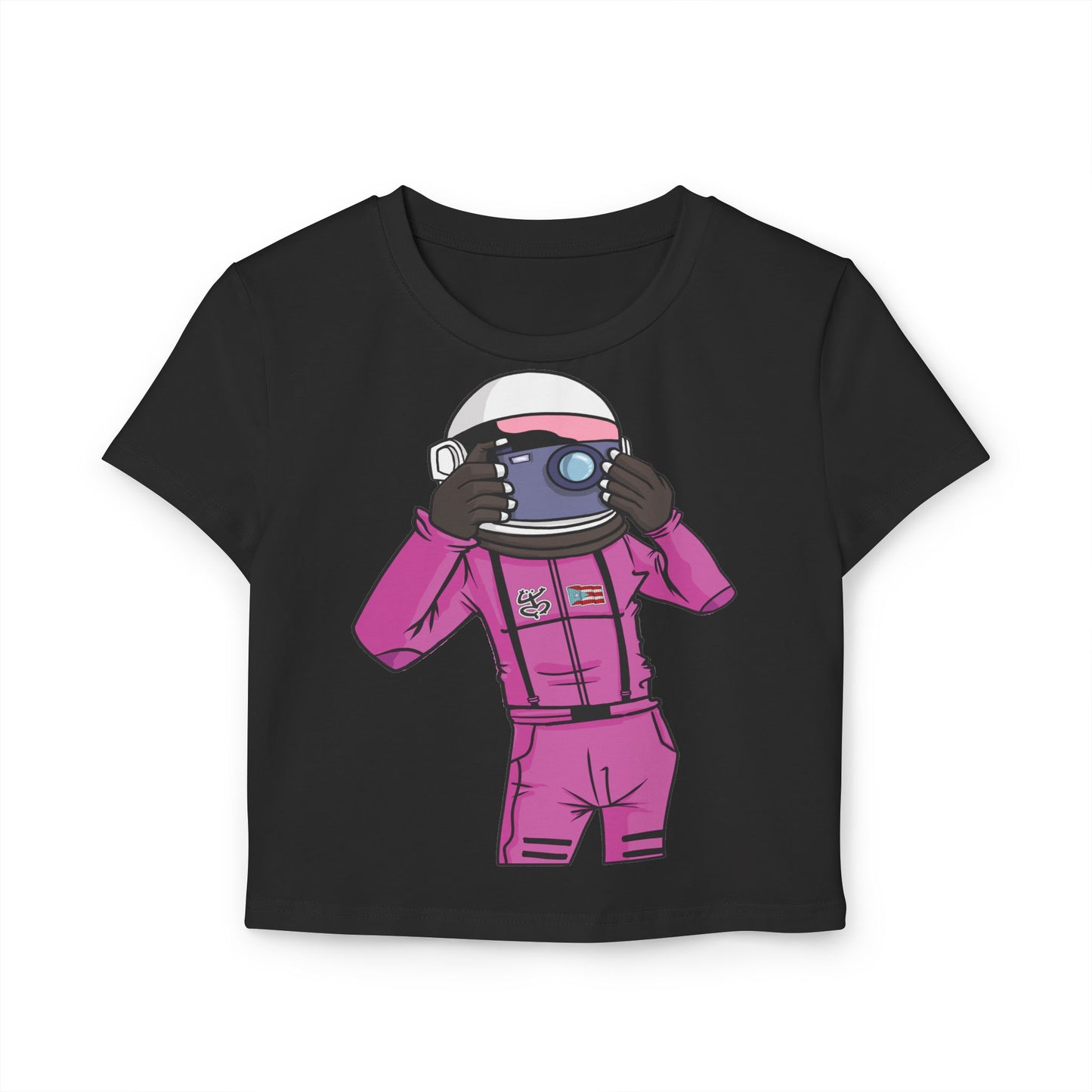 Crop Top Tee - Cozmic Taking Pictures