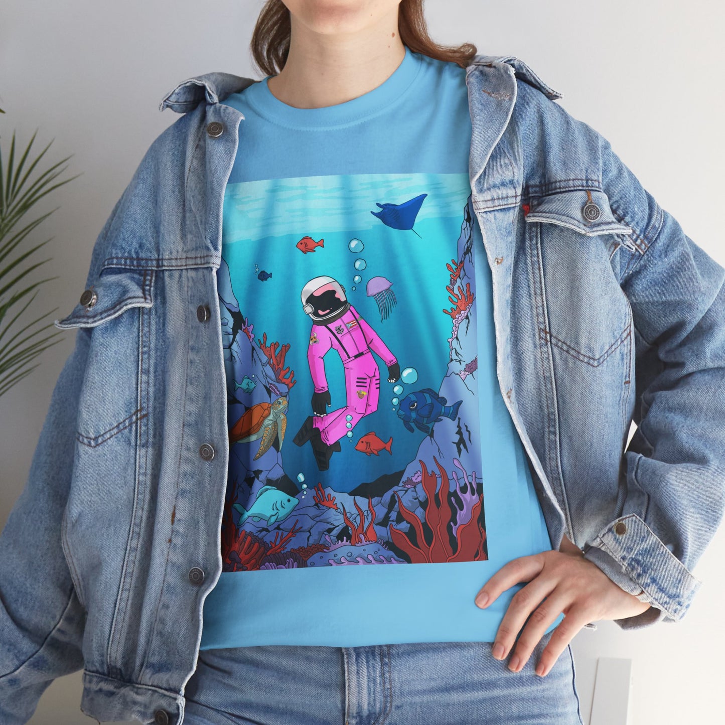 Explorando la vida marina de Puerto Rico Cozmic Tee