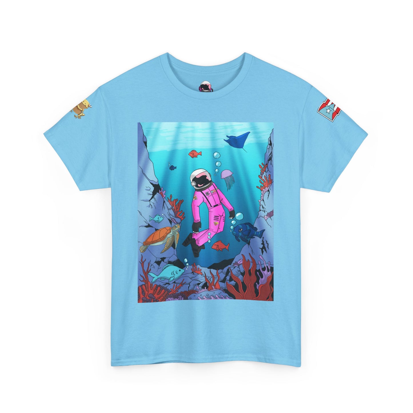 Explorando la vida marina de Puerto Rico Cozmic Tee