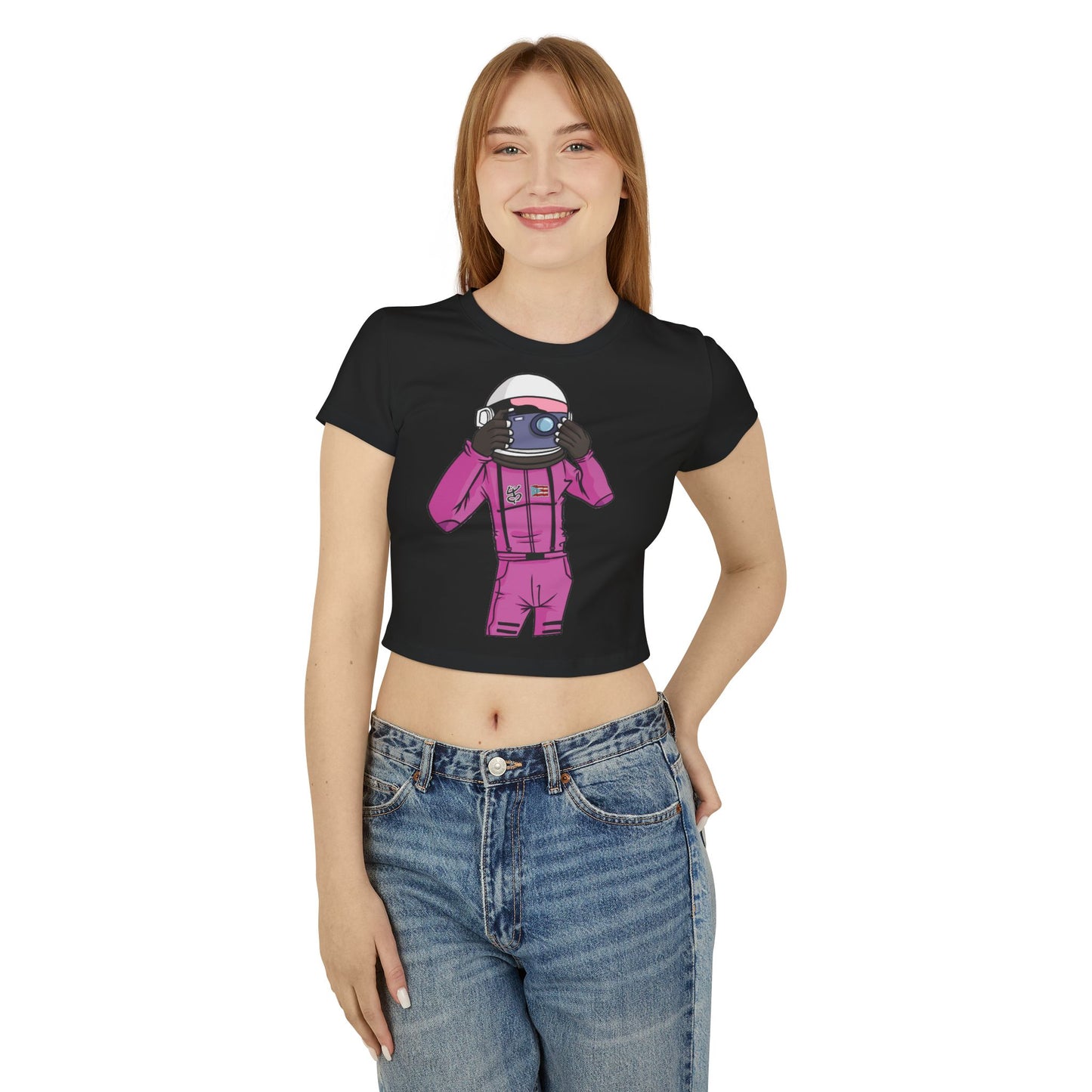 Crop Top Tee - Cozmic Taking Pictures