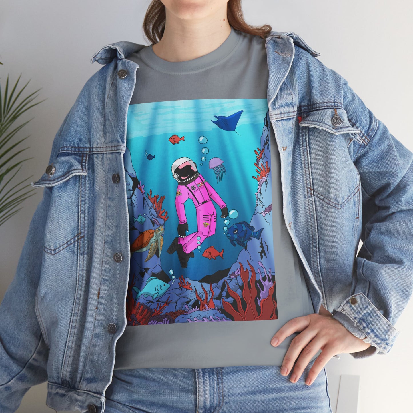 Explorando la vida marina de Puerto Rico Cozmic Tee