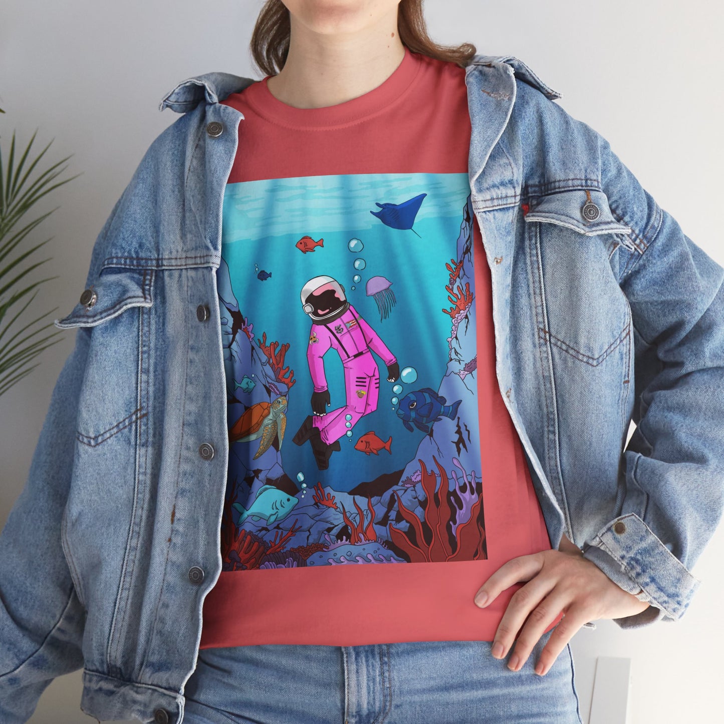 Explorando la vida marina de Puerto Rico Cozmic Tee