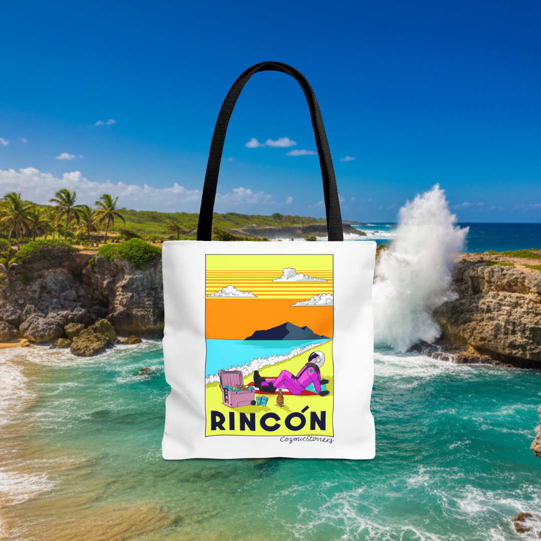 Tote Bag featuring Cozmic in Rincon Puerto Rico