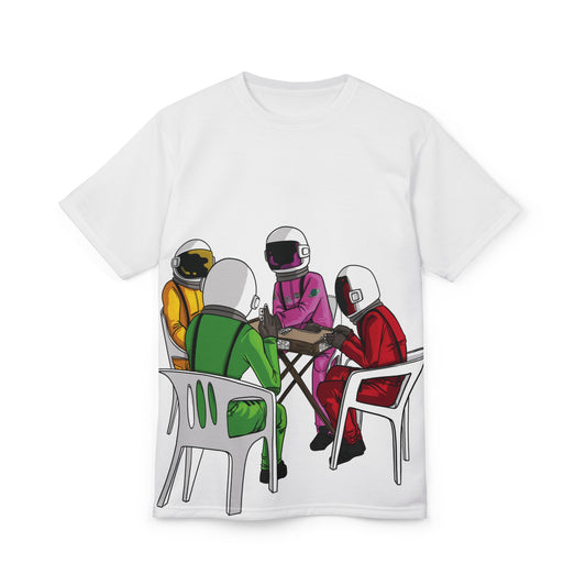 Cozmic playing dominos with friends