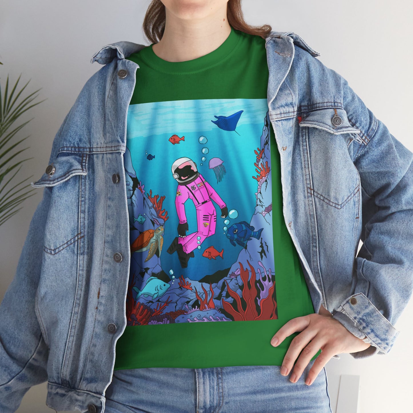 Explorando la vida marina de Puerto Rico Cozmic Tee