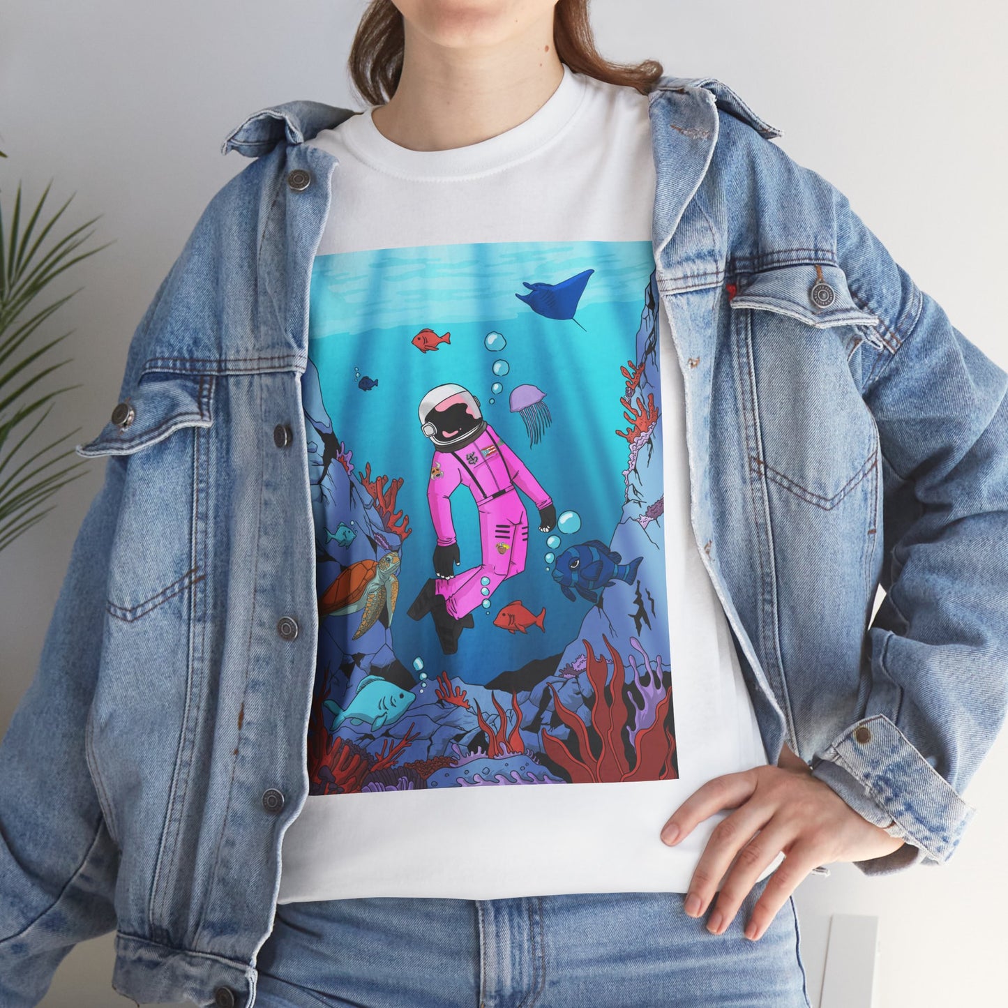 Explorando la vida marina de Puerto Rico Cozmic Tee