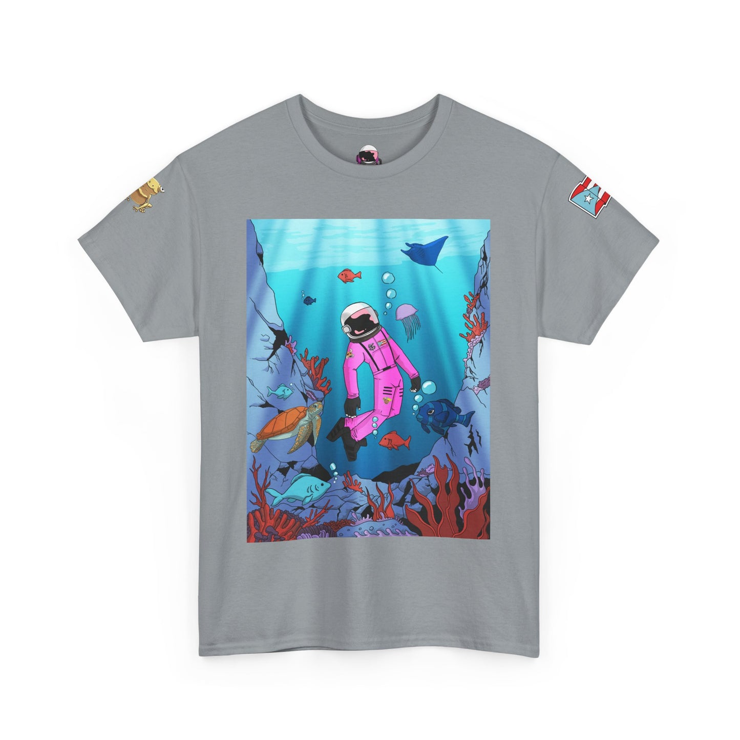 Explorando la vida marina de Puerto Rico Cozmic Tee