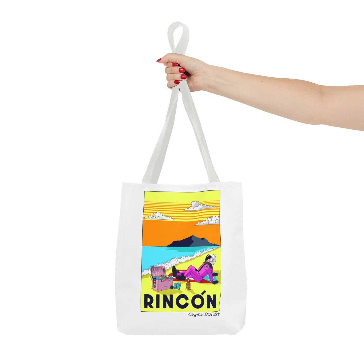Bolsa de mano con Cozmic en Rincon Puerto Rico