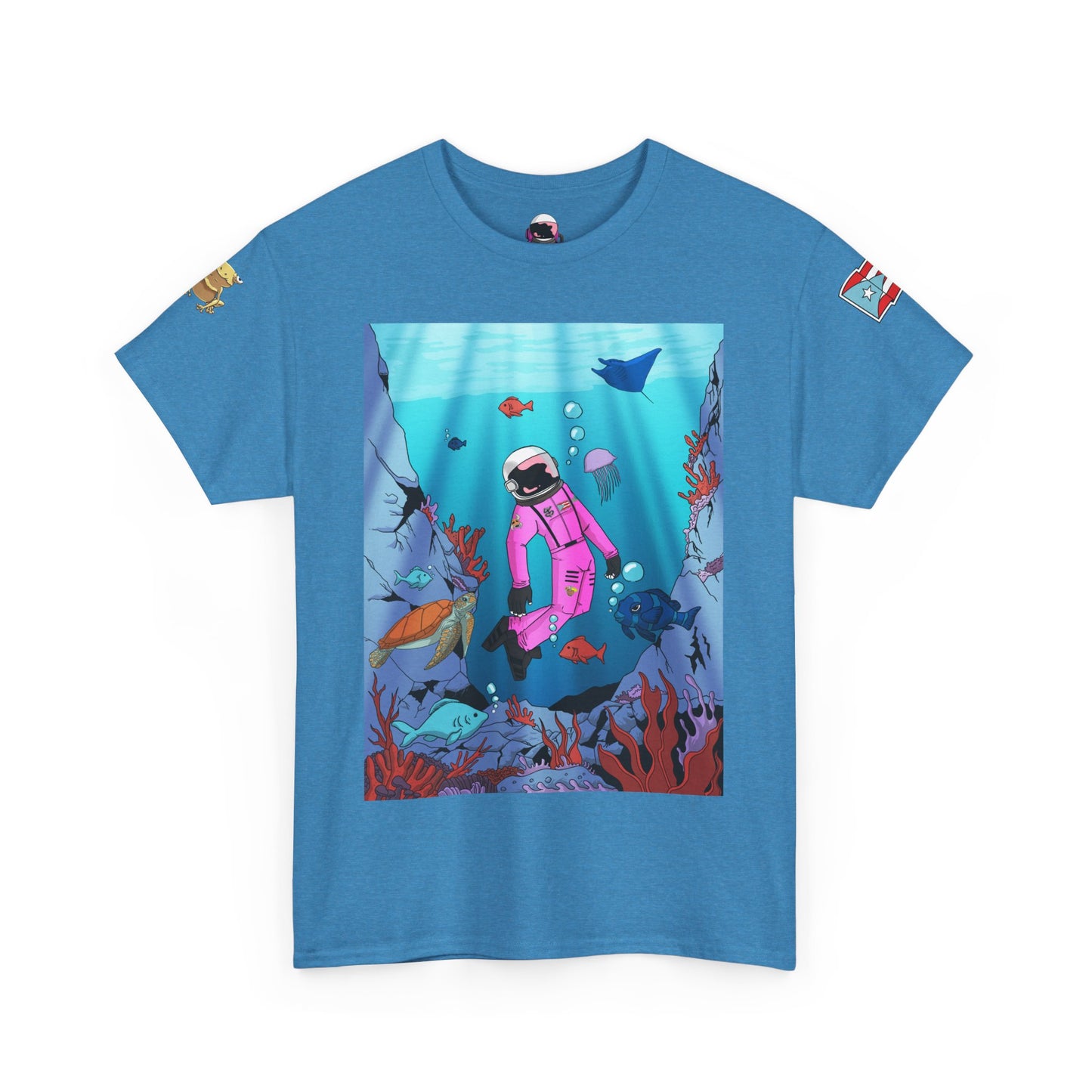 Explorando la vida marina de Puerto Rico Cozmic Tee
