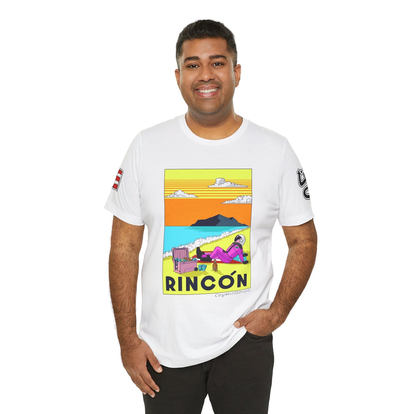 Cozmic in Rincon - Beach Vibes Unisex Tee