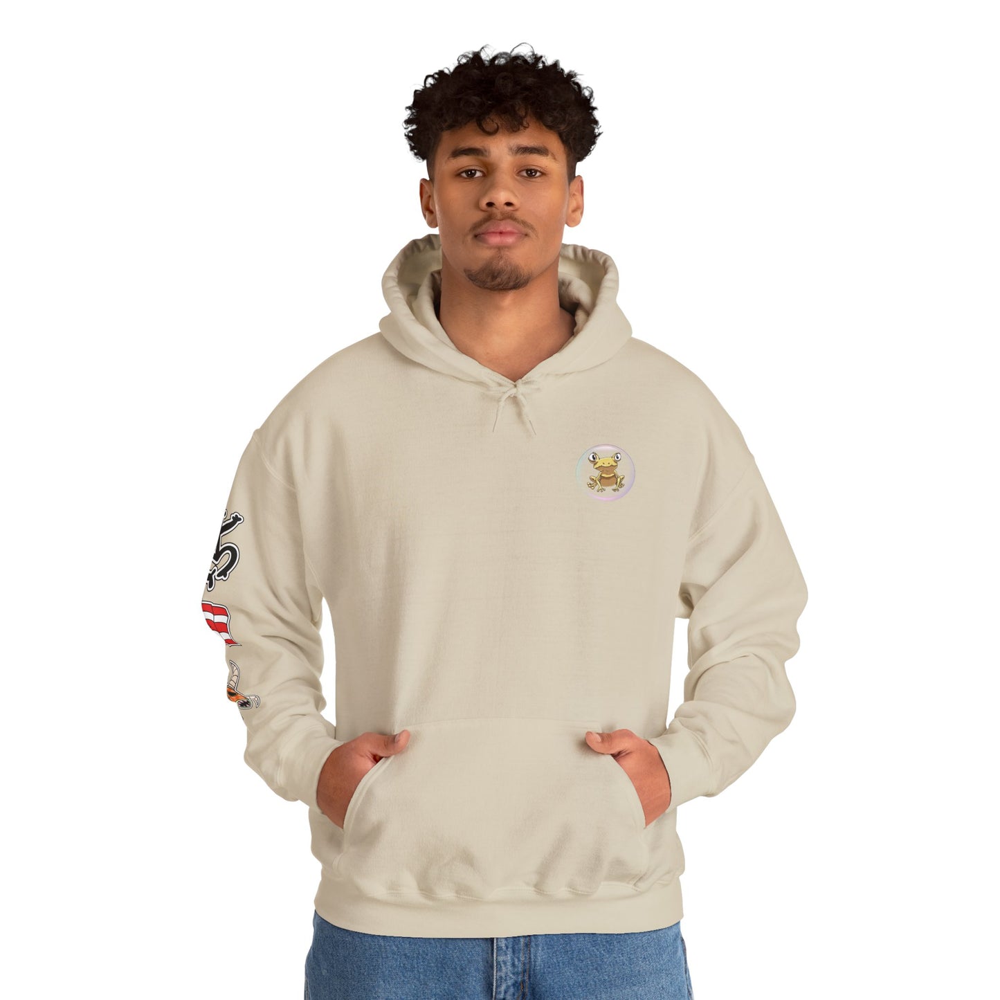 Sudadera con capucha Cozmic Explorando el océano en Puerto Rico Diseño
