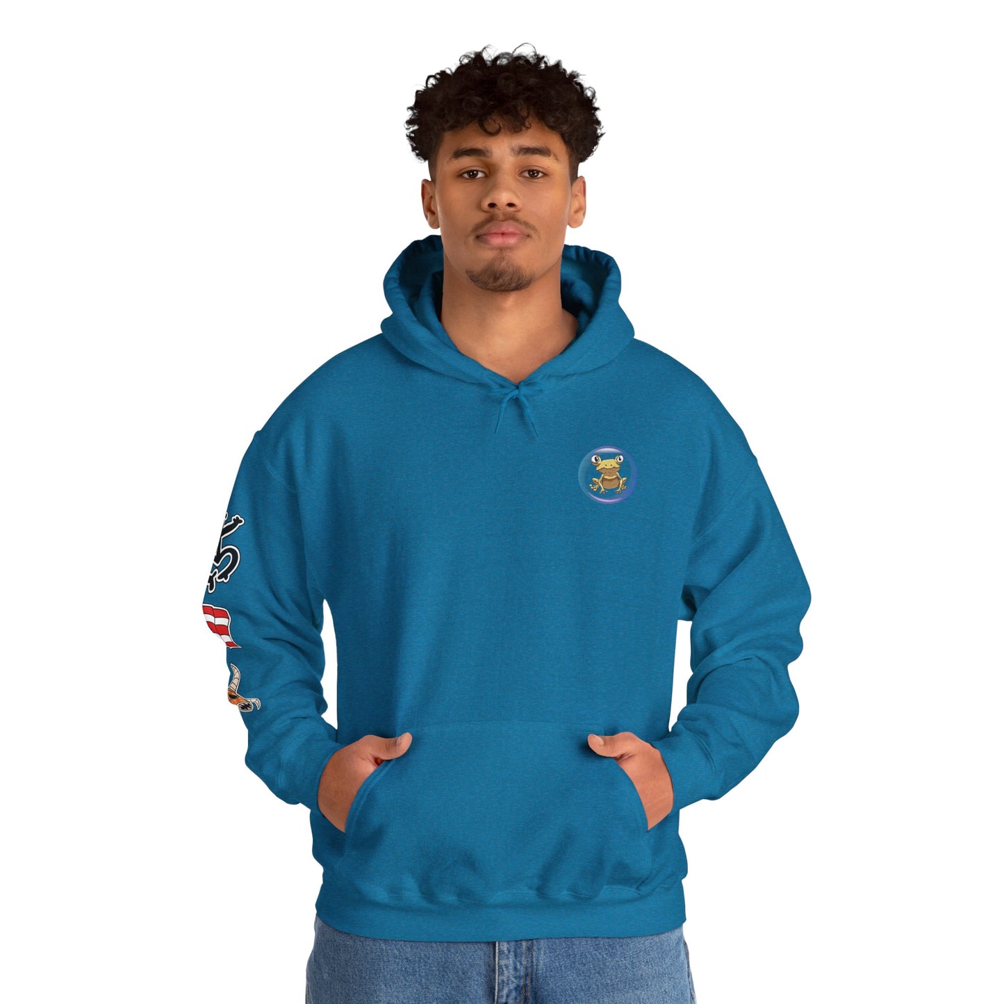 Sudadera con capucha Cozmic Explorando el océano en Puerto Rico Diseño