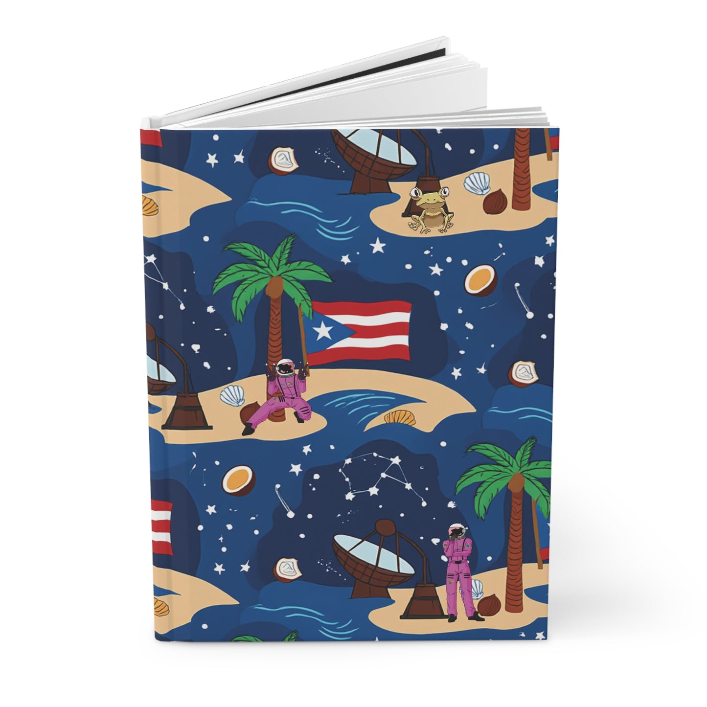 Cuaderno de notas del espacio cósmico