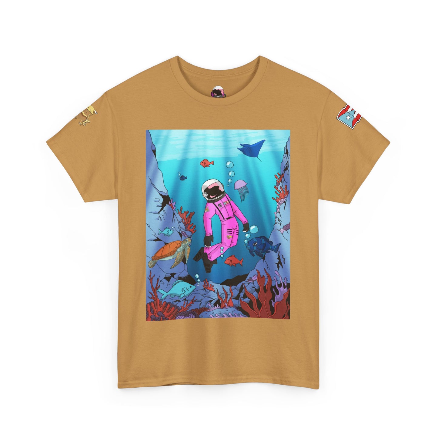Explorando la vida marina de Puerto Rico Cozmic Tee