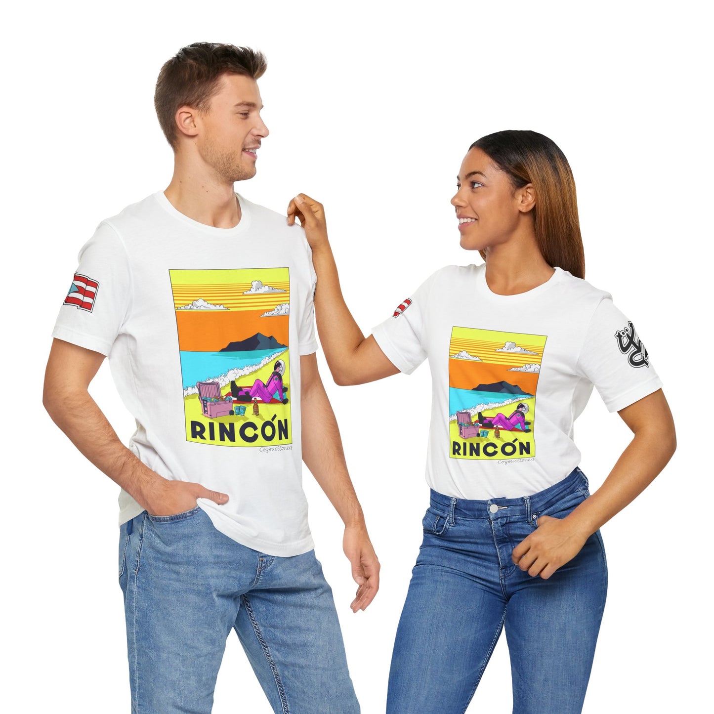 Cozmic in Rincon - Beach Vibes Unisex Tee