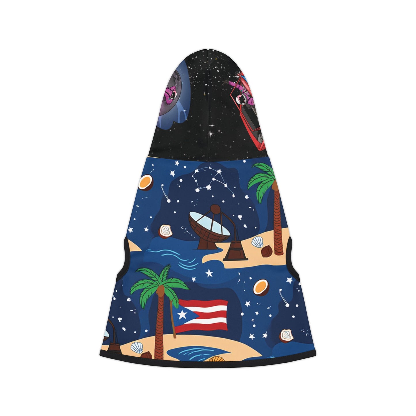 Sudadera con capucha para perro Cozmic