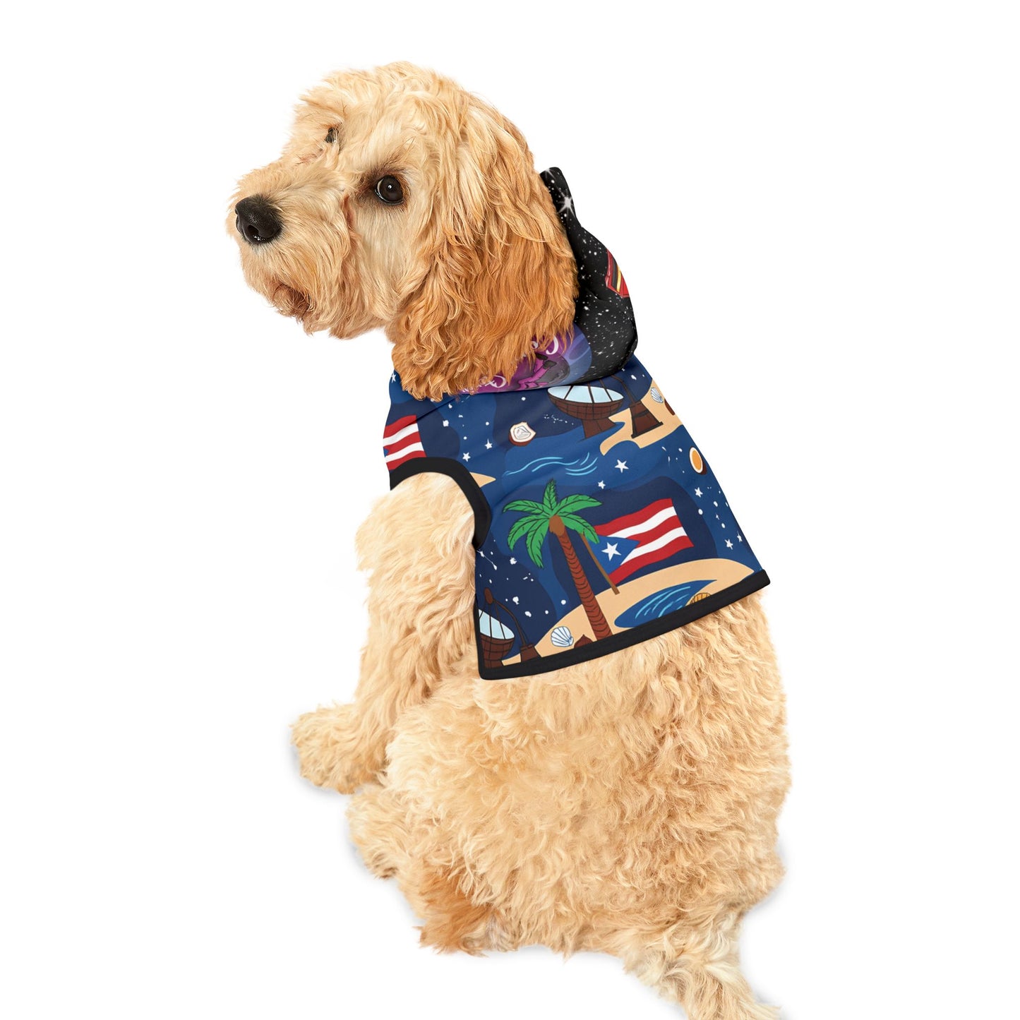 Sudadera con capucha para perro Cozmic