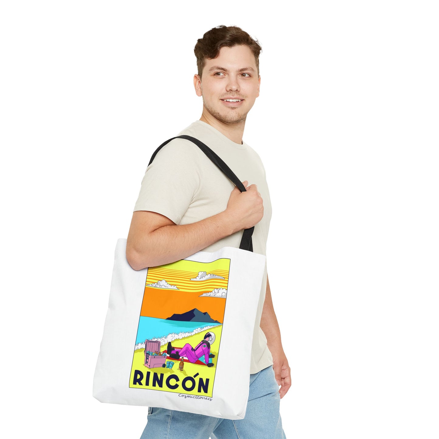 Bolsa de mano con Cozmic en Rincon Puerto Rico