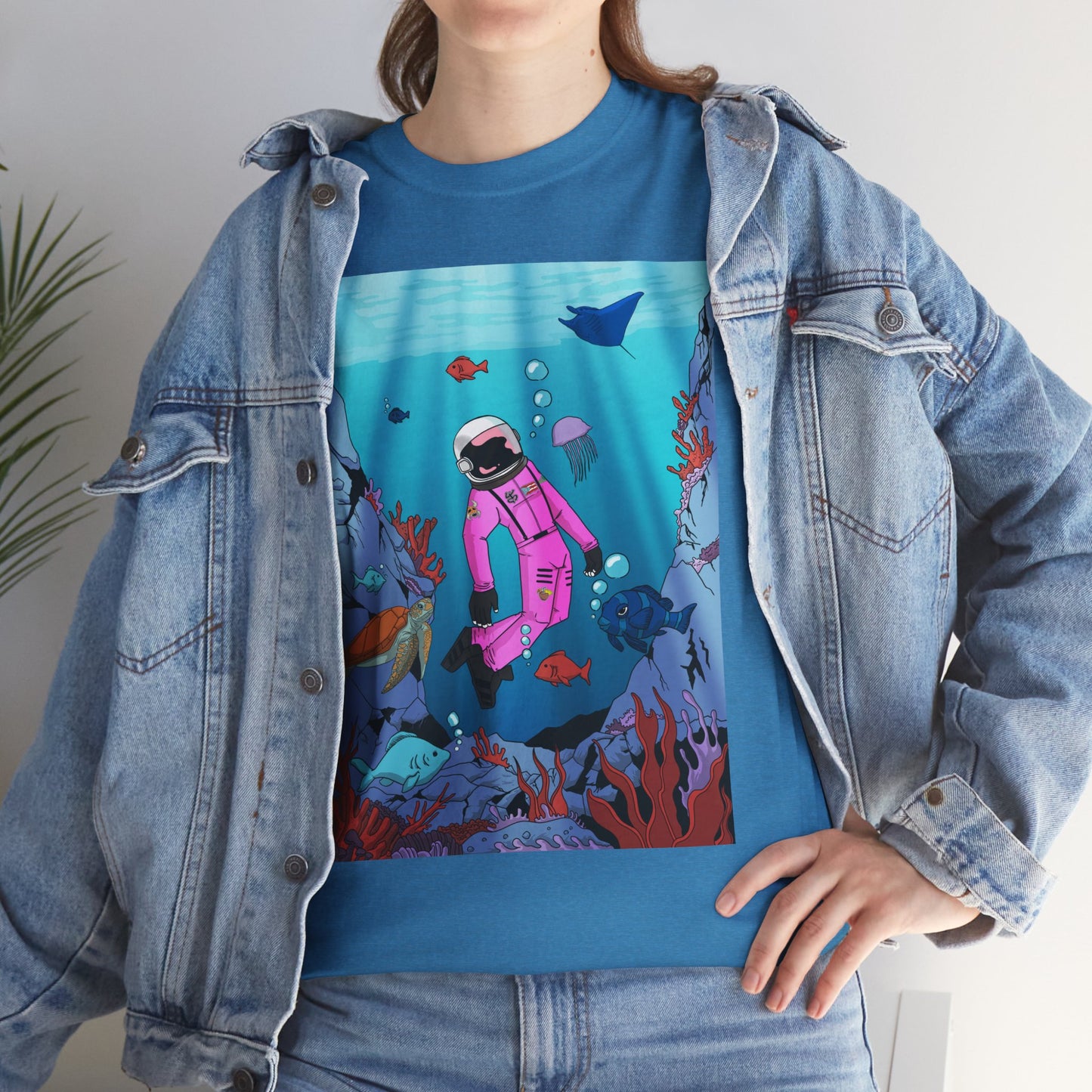Explorando la vida marina de Puerto Rico Cozmic Tee