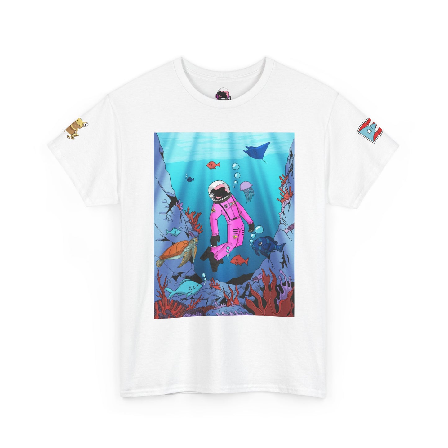 Explorando la vida marina de Puerto Rico Cozmic Tee