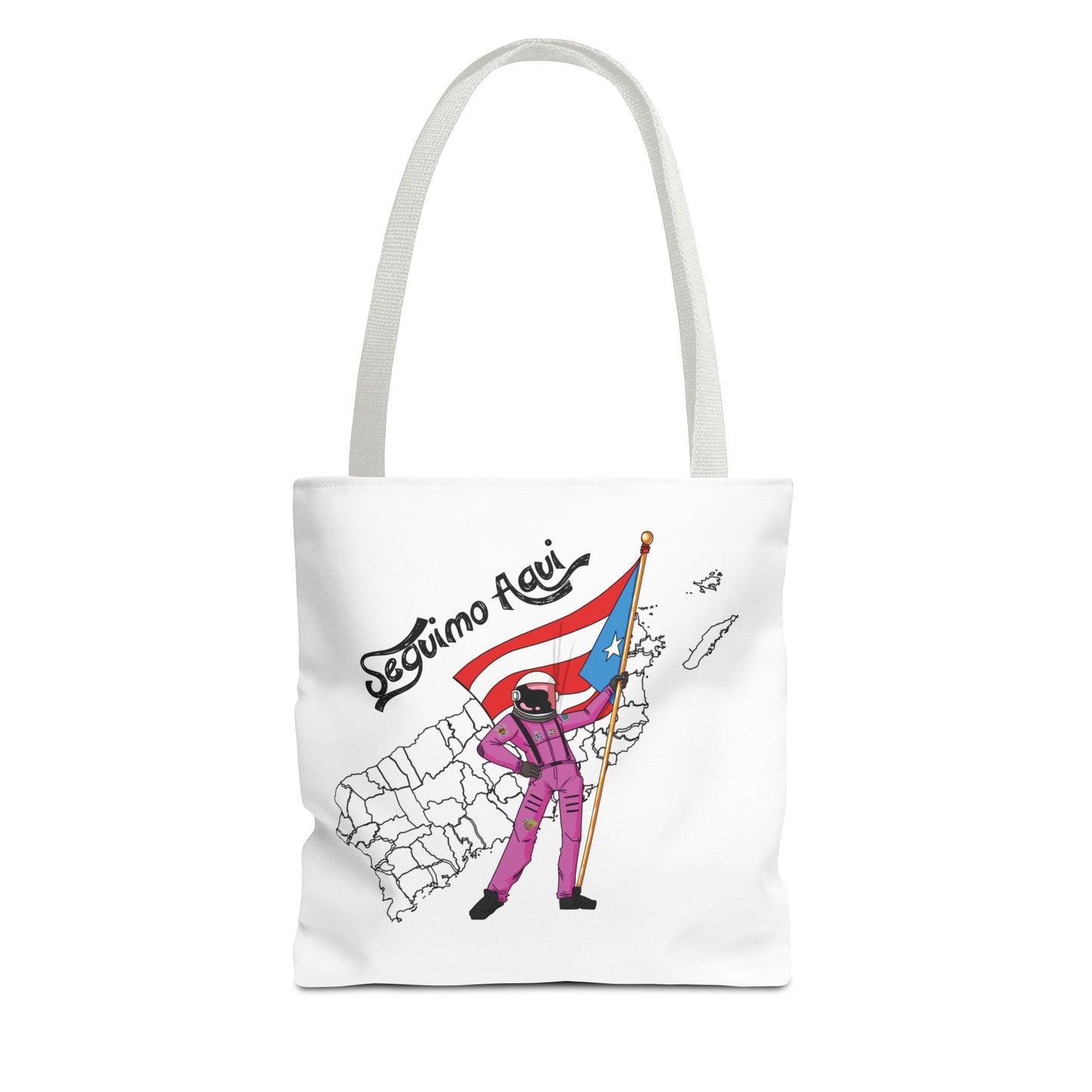 Sequimos Aquí Tote Bag