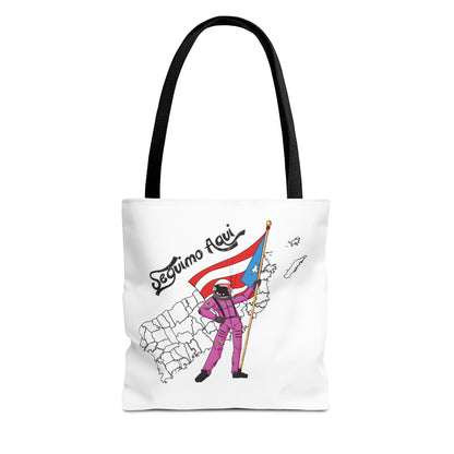 Sequimos Aquí Tote Bag