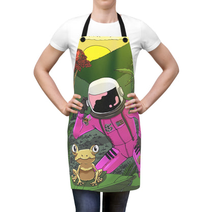 Apron - Cozmic in El Yunque Forest with Pito the Coqui