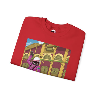 Cozmic Salsa Dancing in La Placita, Santurce Puerto Rico - Sweatshirt