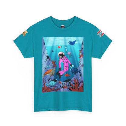 Explorando la vida marina de Puerto Rico Cozmic Tee