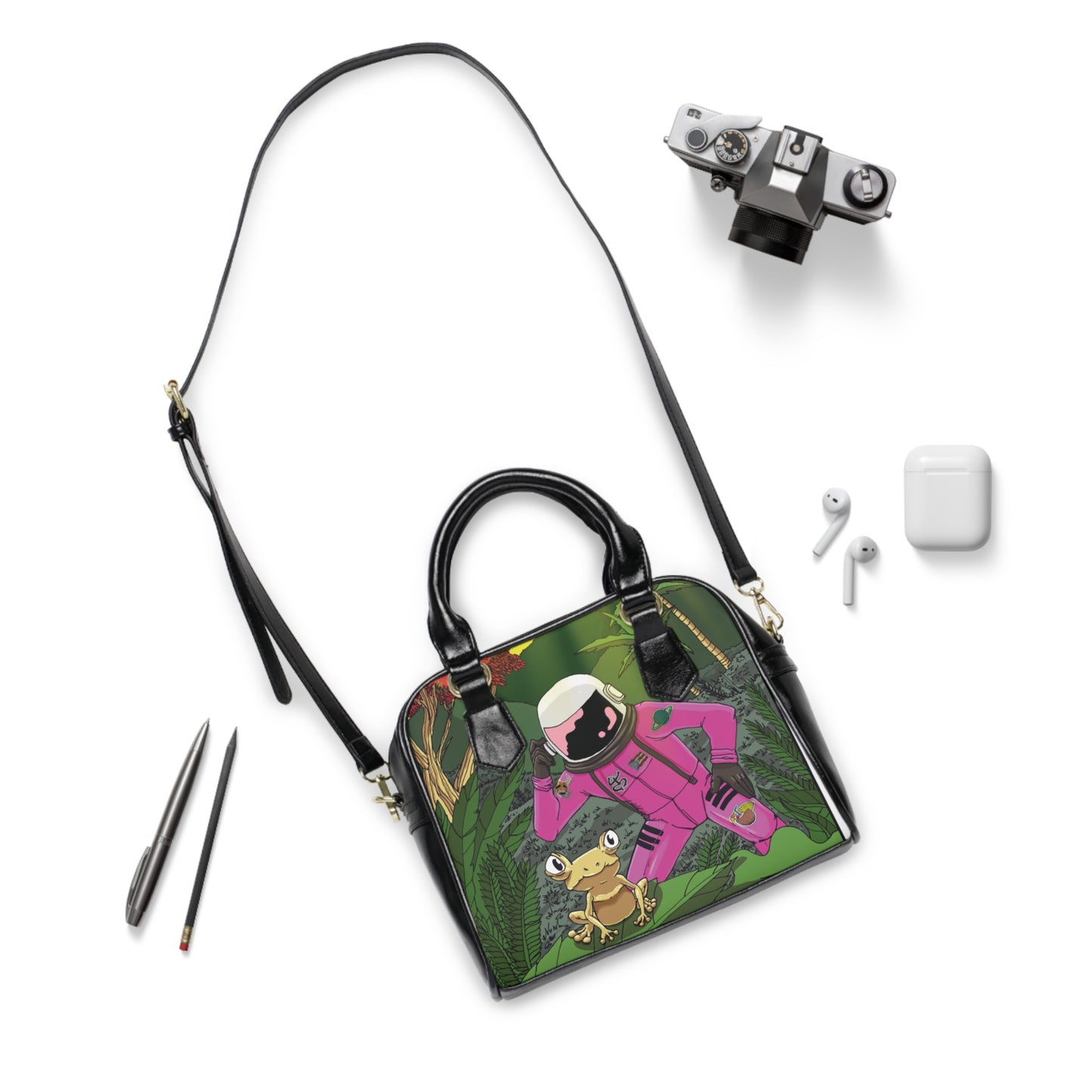 Cozmic Outer Space and in El Yunque - Shoulder Handbag