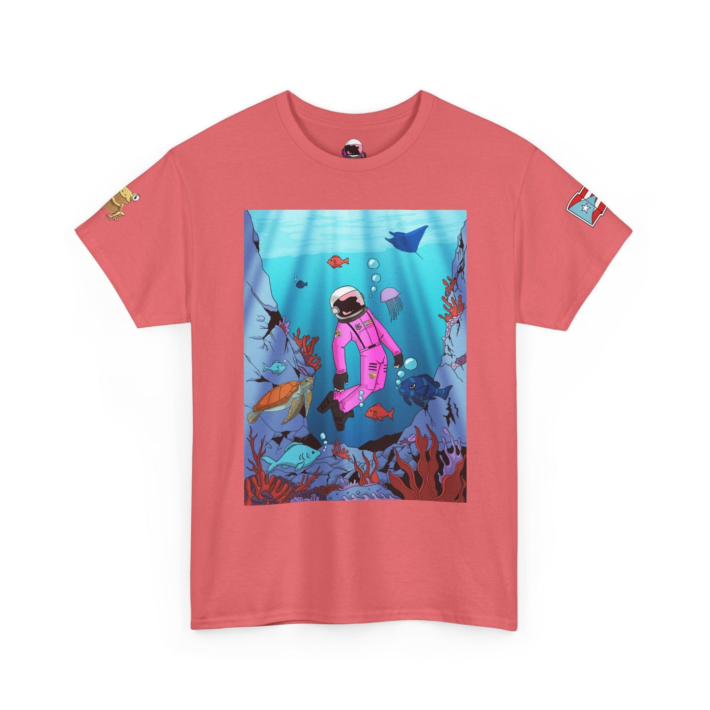 Explorando la vida marina de Puerto Rico Cozmic Tee