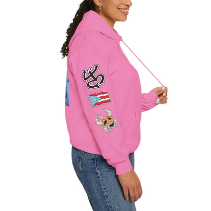 Sudadera con capucha Cozmic Explorando el océano en Puerto Rico Diseño