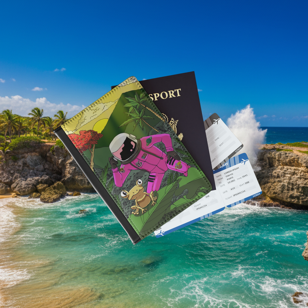 Passport Cover - Cozmic's Coqui Interaction Design