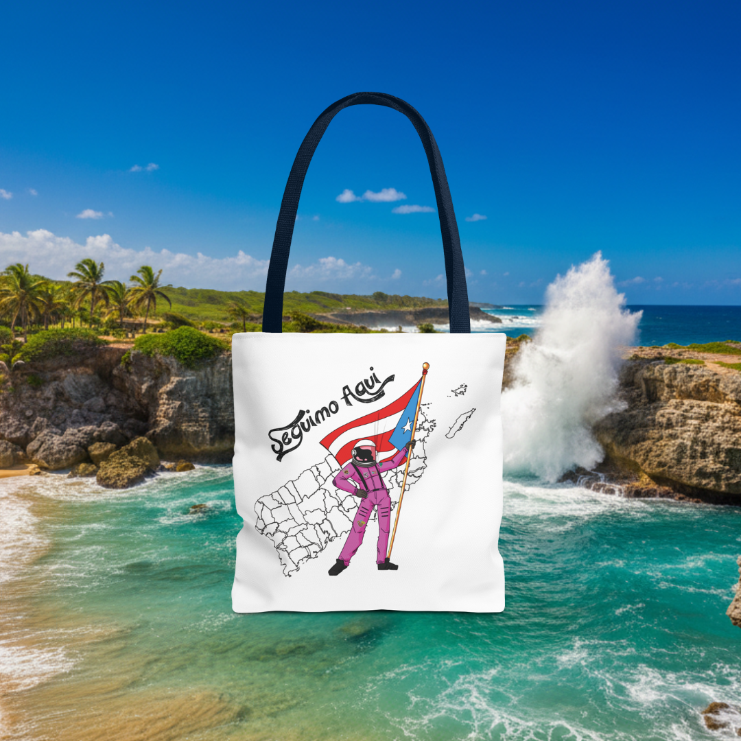 Sequimos Aquí Tote Bag