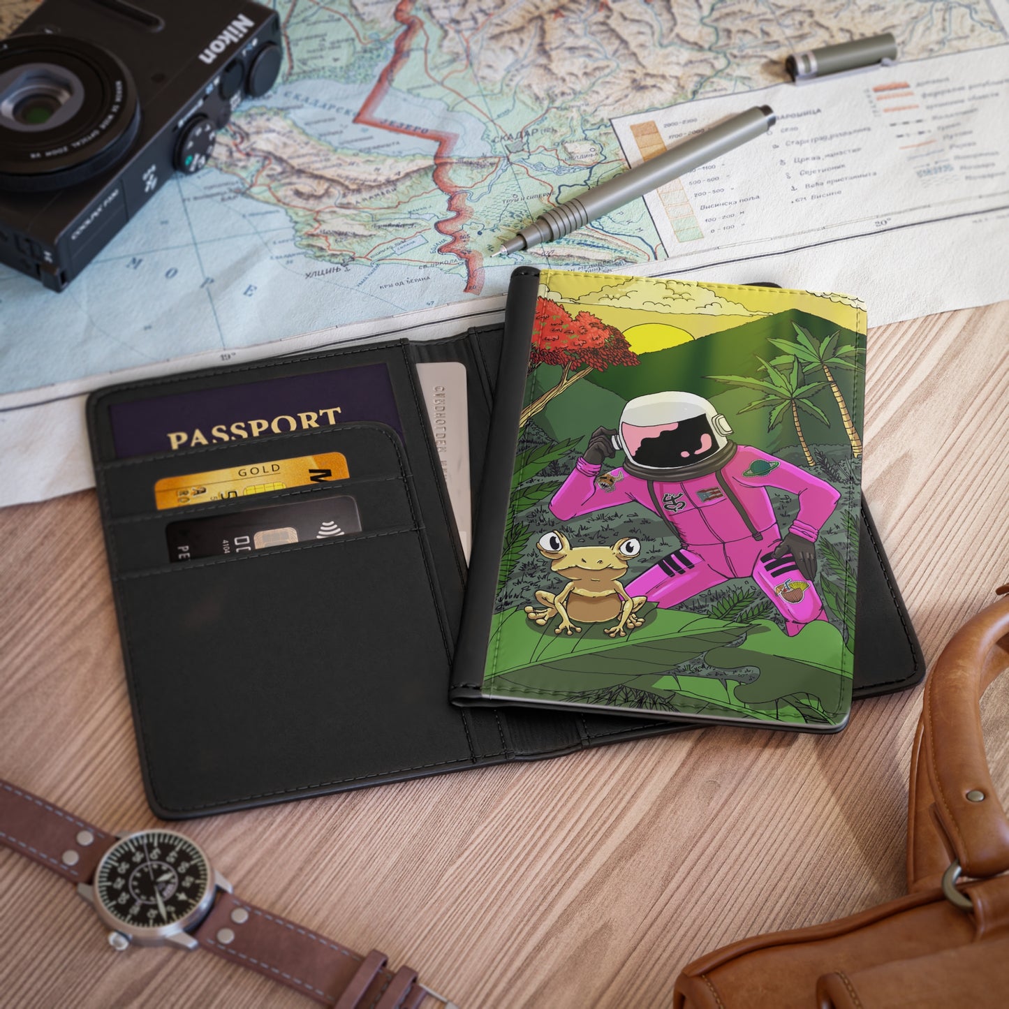 Passport Cover - Cozmic's Coqui Interaction Design