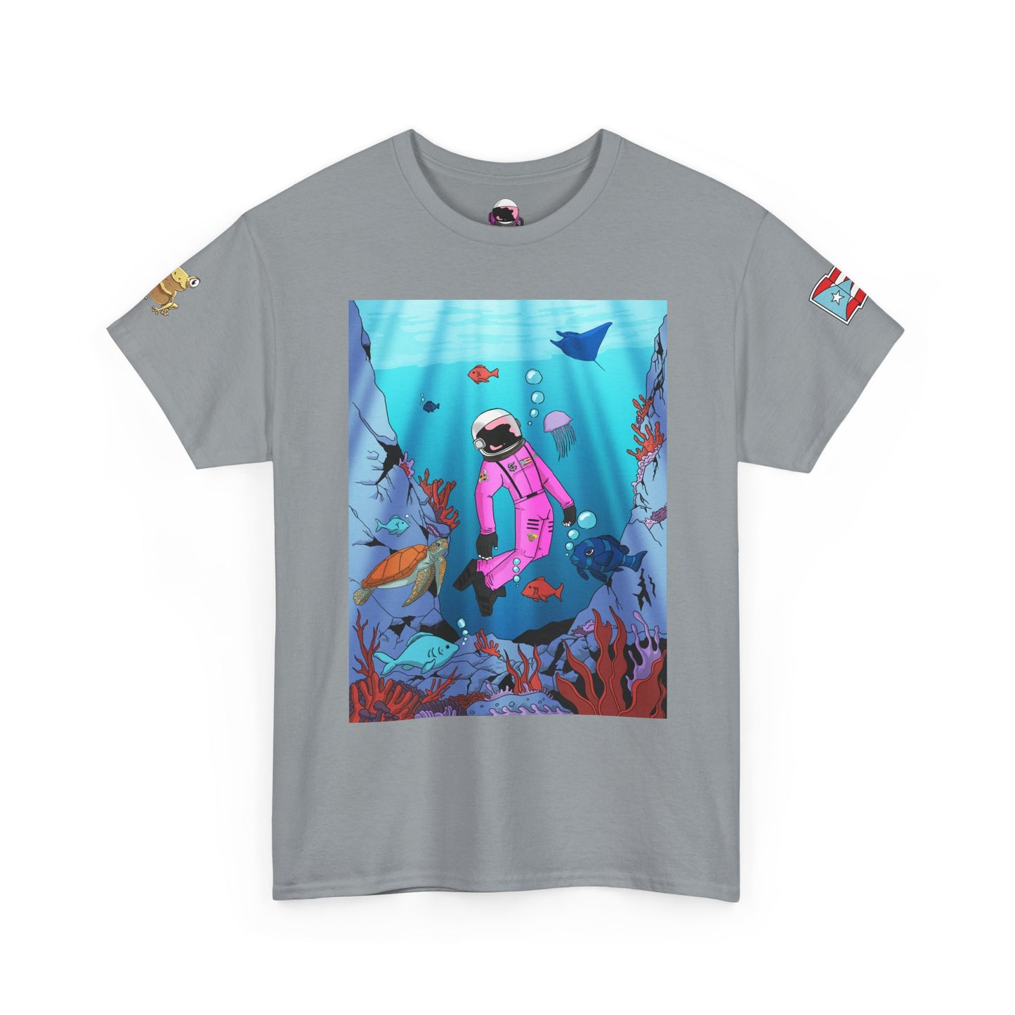 Explorando la vida marina de Puerto Rico Cozmic Tee
