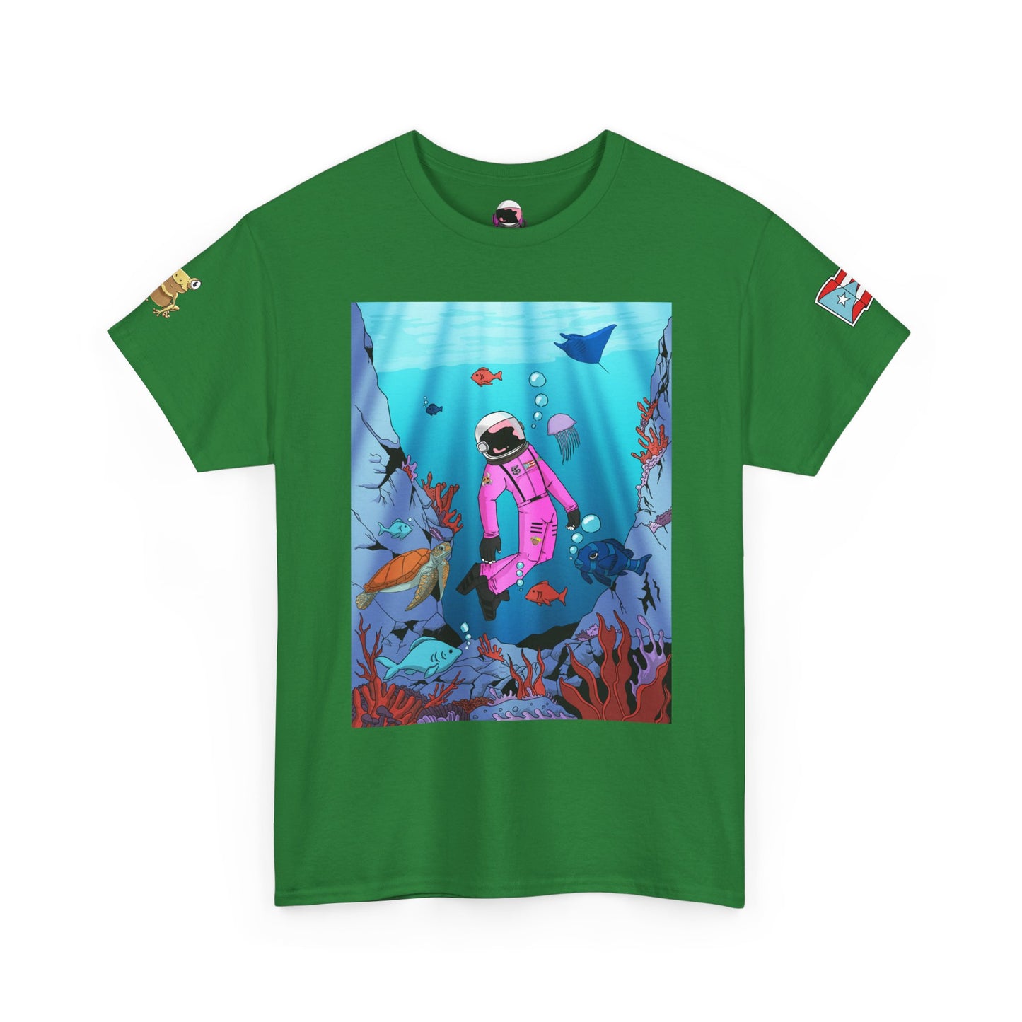Explorando la vida marina de Puerto Rico Cozmic Tee