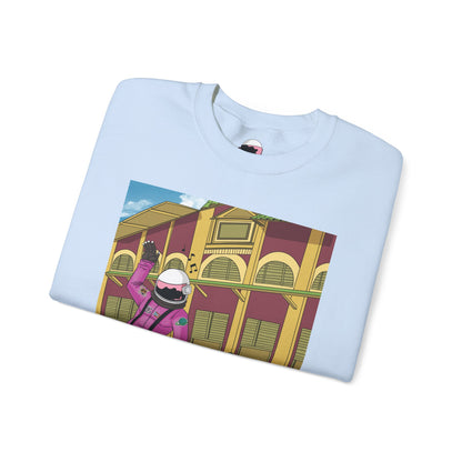 Cozmic Salsa Dancing in La Placita, Santurce Puerto Rico - Sweatshirt