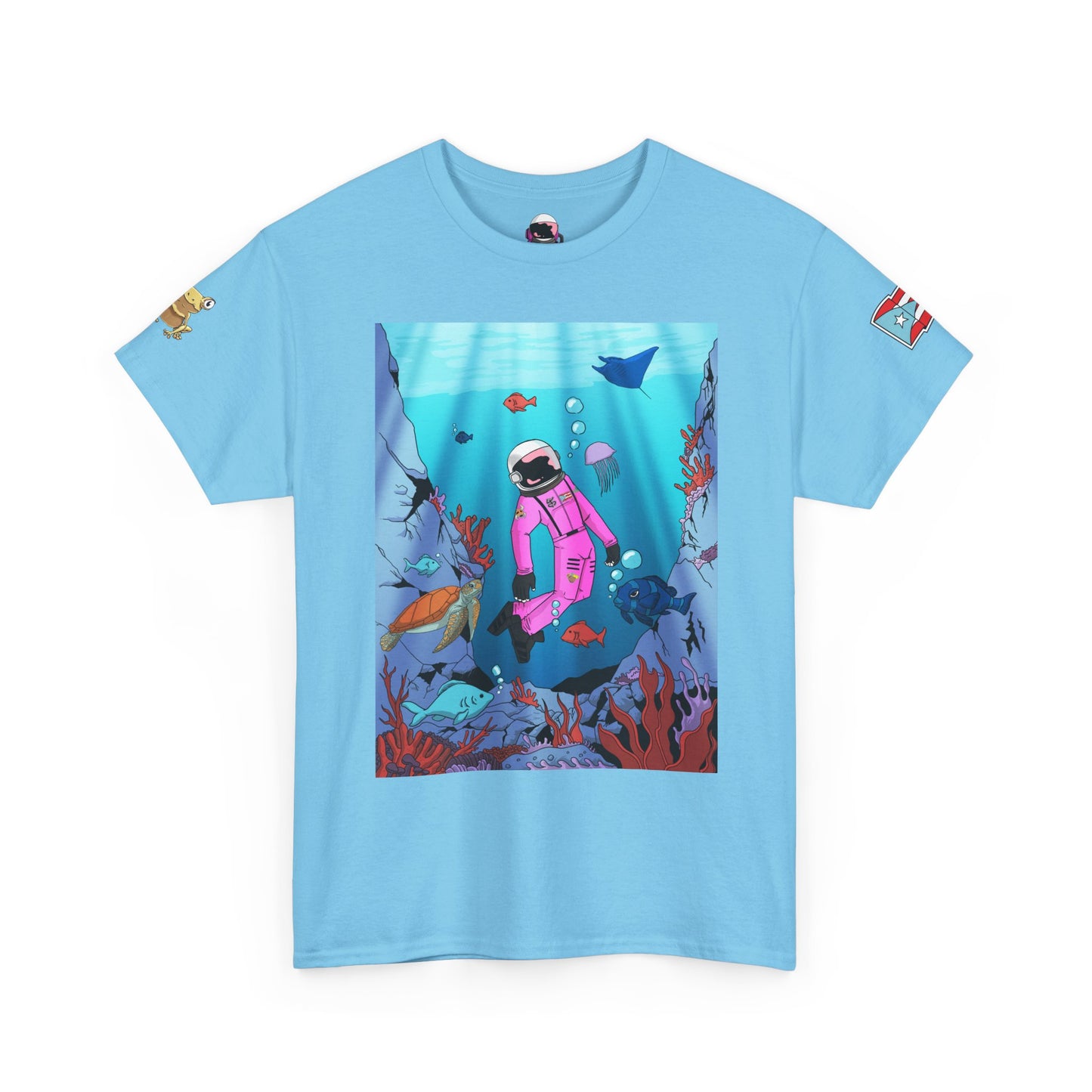 Explorando la vida marina de Puerto Rico Cozmic Tee