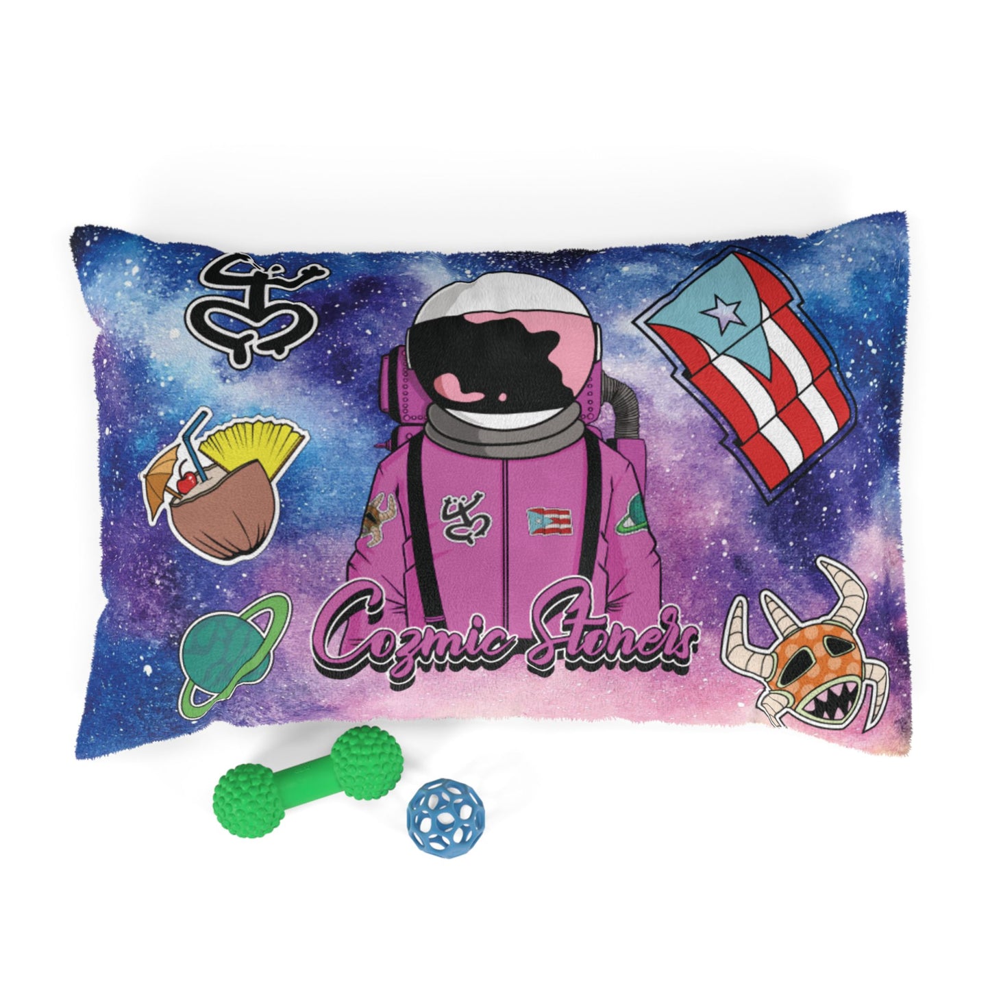 Cozmic Intergalactic Space -Themed Pet Bed for Deep Sleeps