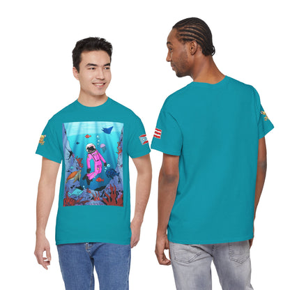 Explorando la vida marina de Puerto Rico Cozmic Tee