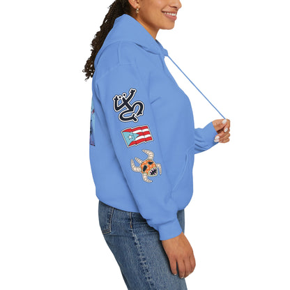 Sudadera con capucha Cozmic Explorando el océano en Puerto Rico Diseño