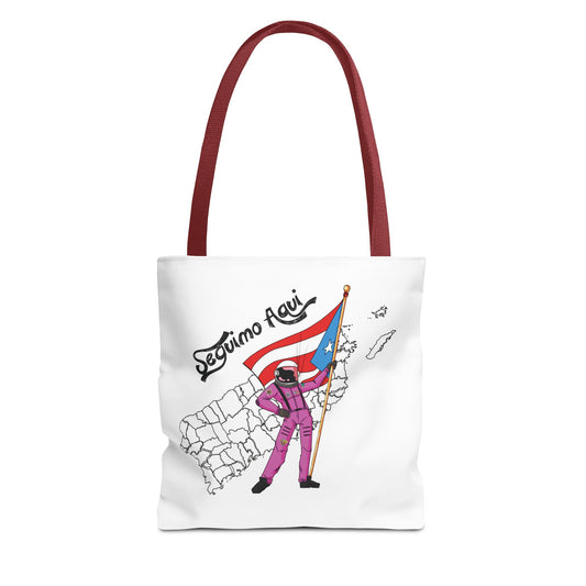 Sequimos Aquí Tote Bag