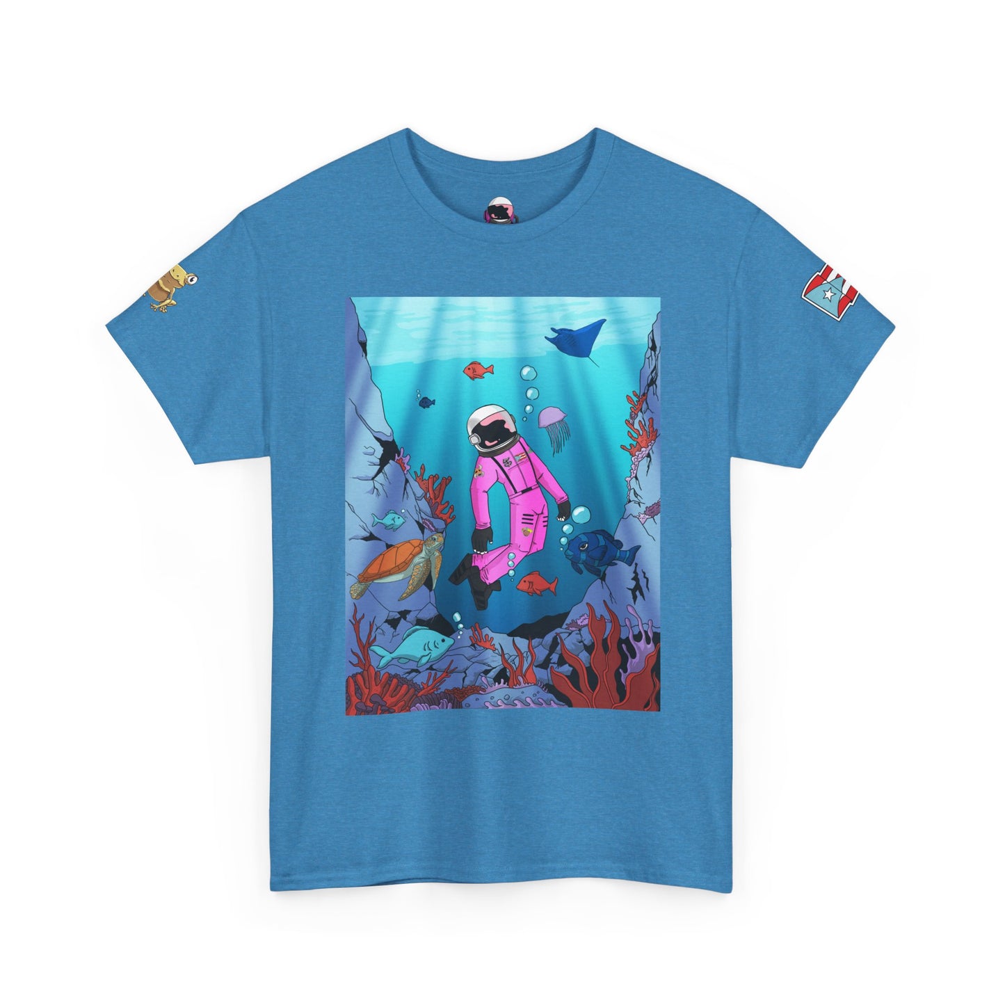 Explorando la vida marina de Puerto Rico Cozmic Tee