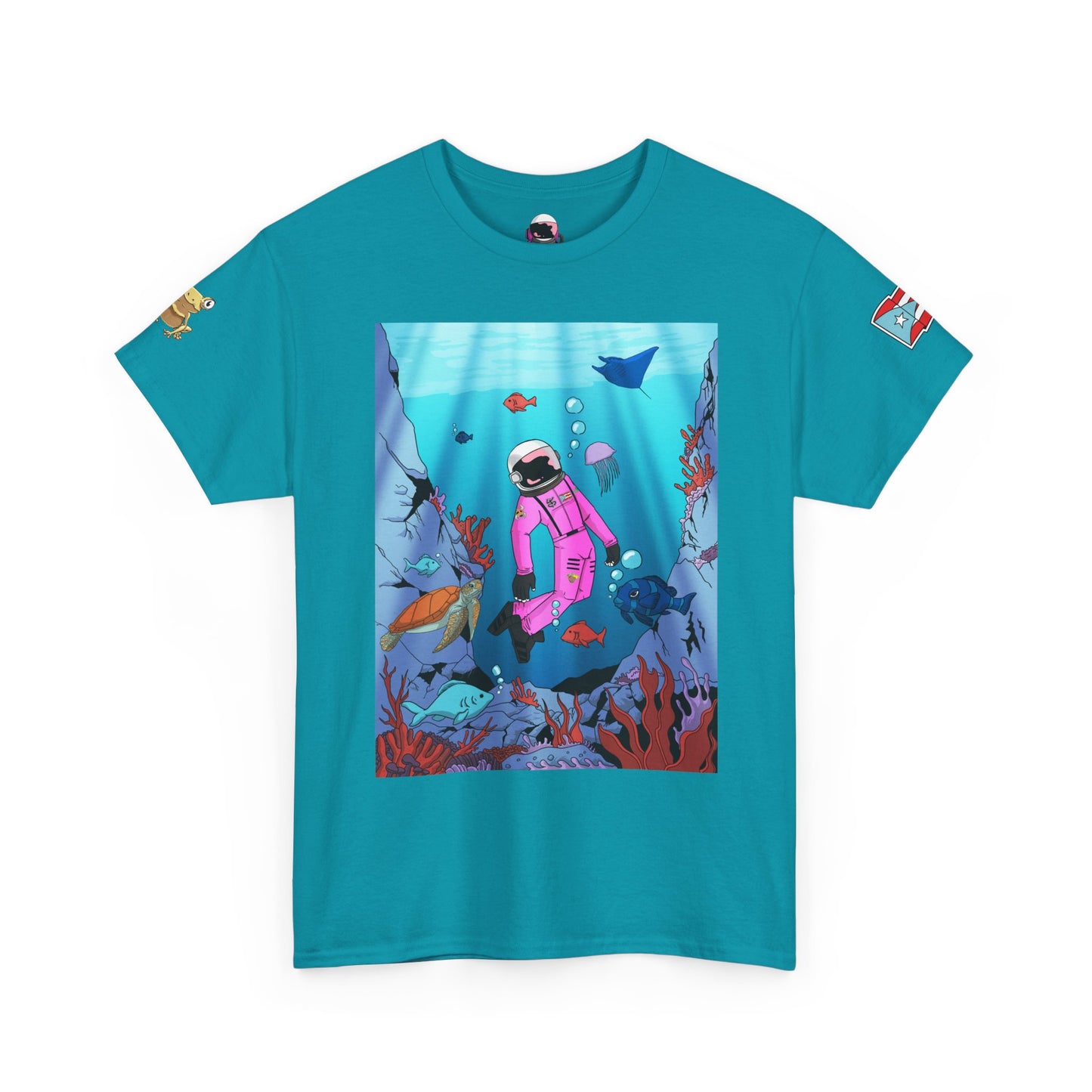 Explorando la vida marina de Puerto Rico Cozmic Tee