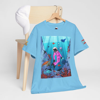 Explorando la vida marina de Puerto Rico Cozmic Tee